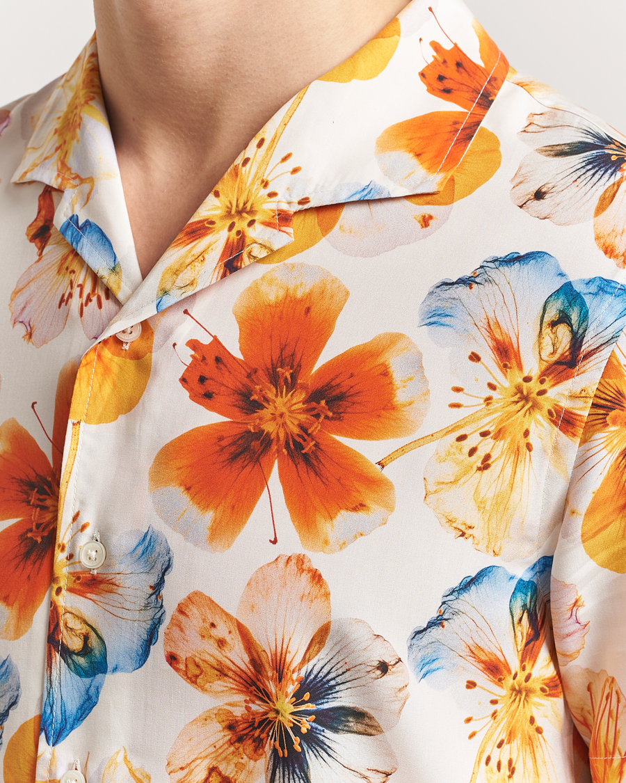 Heren | Overhemden | Orlebar Brown | Hibbert Oshibana Printed Shirt White Sand