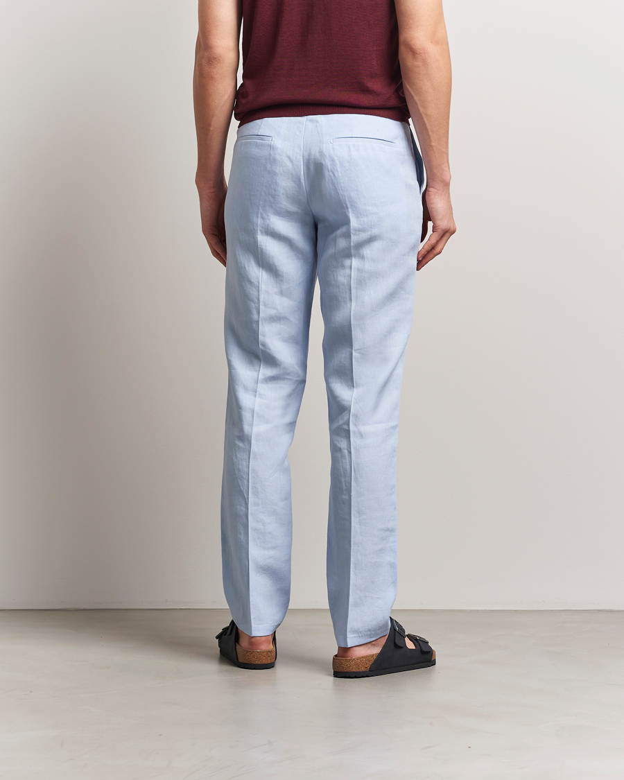 Heren | Broeken | Orlebar Brown | Griffon Linen Trousers Springwater Blue