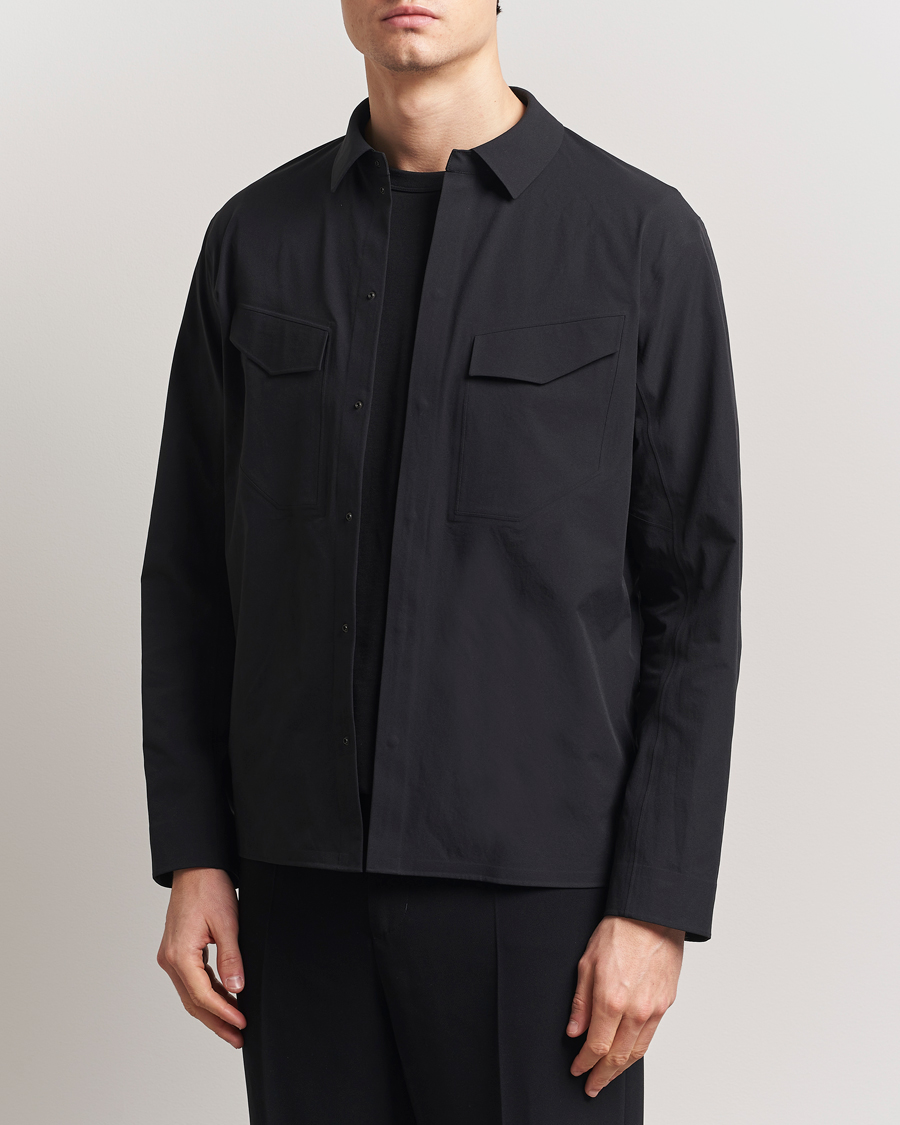 Homme | Chemises | Arc'teryx Veilance | Field Long Sleeve Stretch Shirt Black