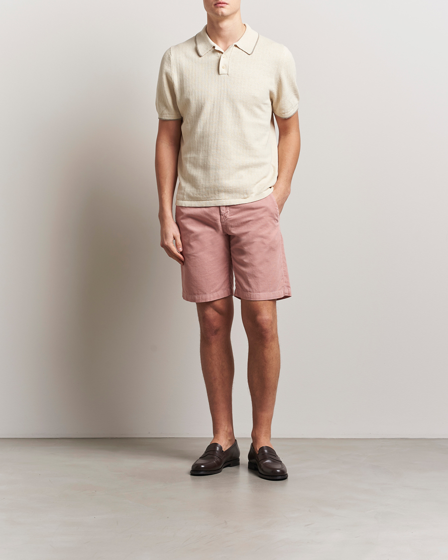 Heren | Korte broek | Massimo Alba | Vela Baby Corduroy Shorts Pink