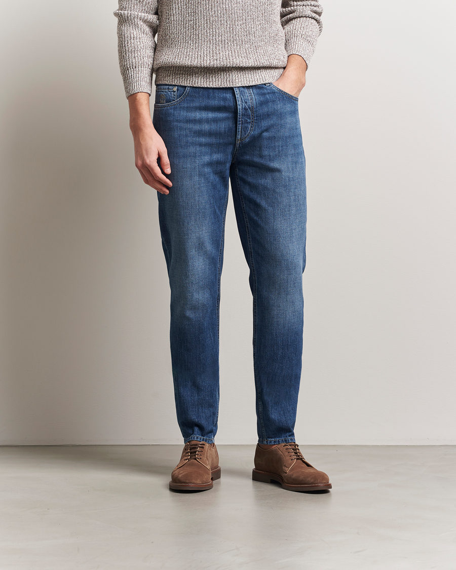 Homme | Jeans | Brunello Cucinelli | Traditional Fit Jeans Medium Wash
