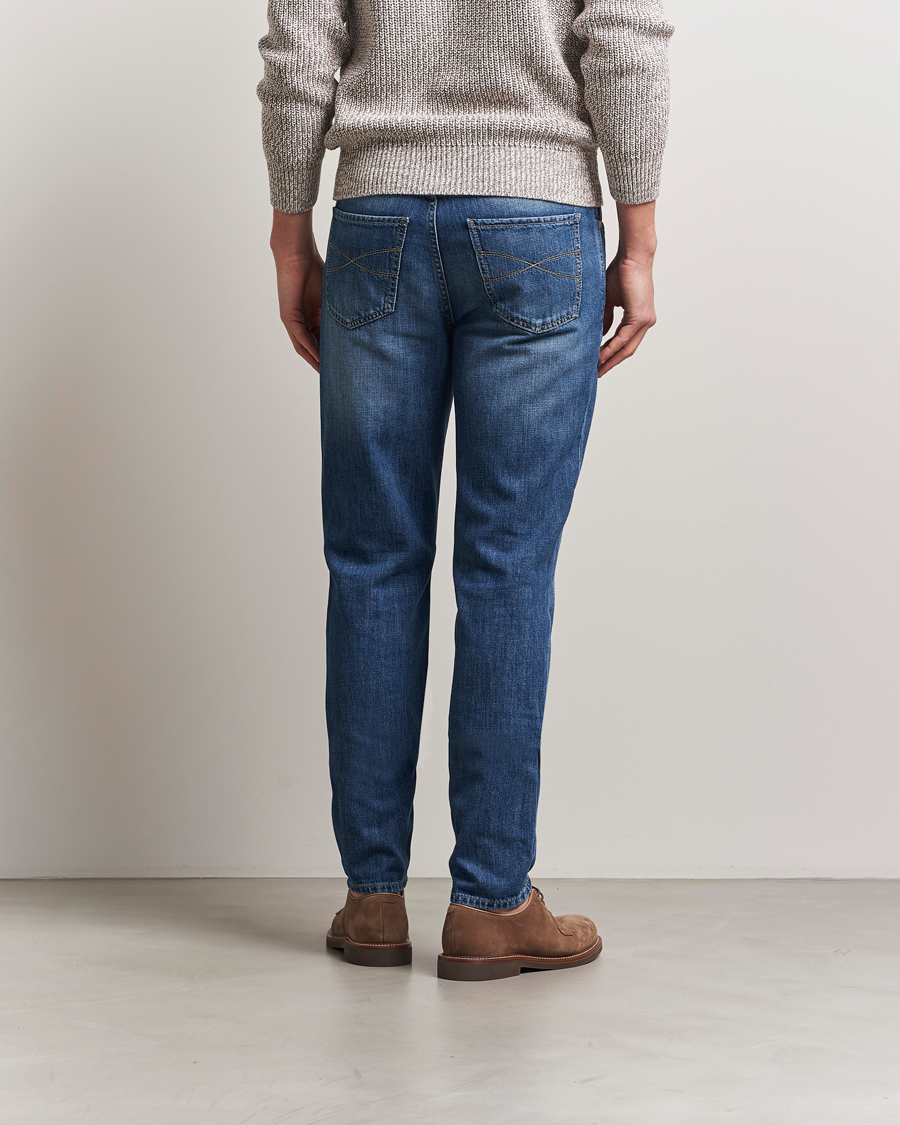 Homme | Jeans | Brunello Cucinelli | Traditional Fit Jeans Medium Wash