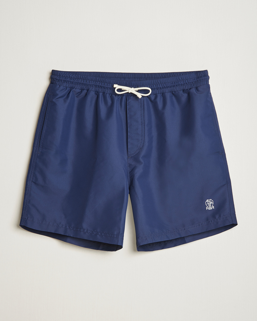 Heren | Zwembroek | Brunello Cucinelli | Nylon Swim Trunks Navy