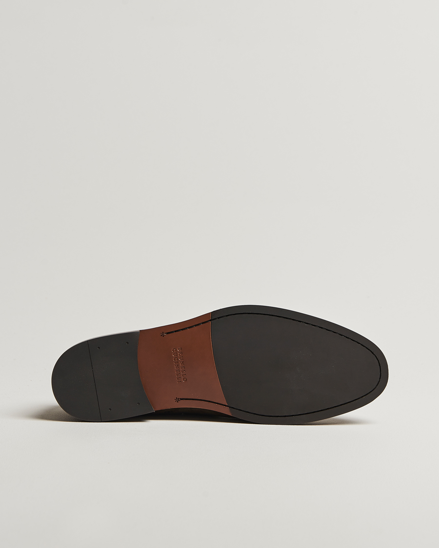 Homme | Loafers | Brunello Cucinelli | Tassel Loafer Dark Brown Suede