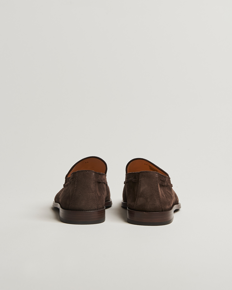 Homme | Loafers | Brunello Cucinelli | Tassel Loafer Dark Brown Suede