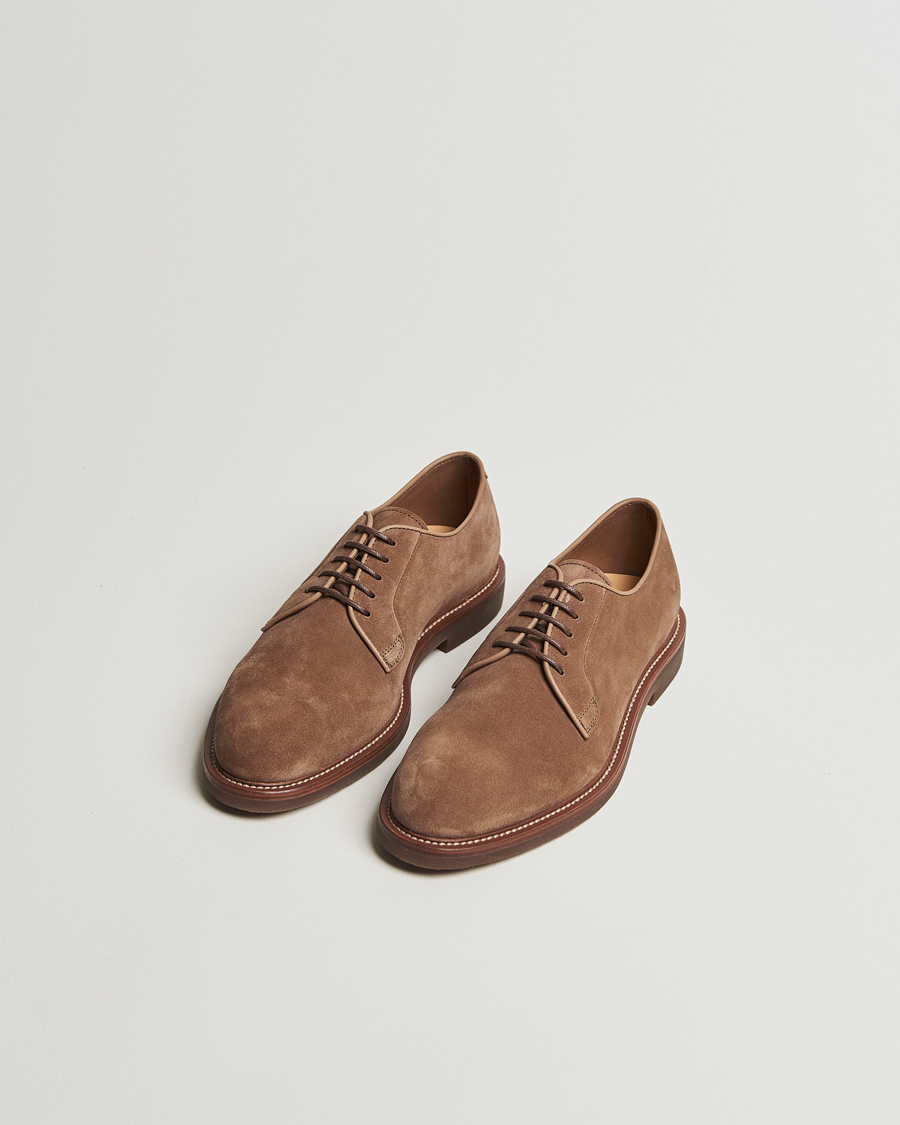 Heren | Derby schoenen | Brunello Cucinelli | Plain Toe Derby Brown Suede