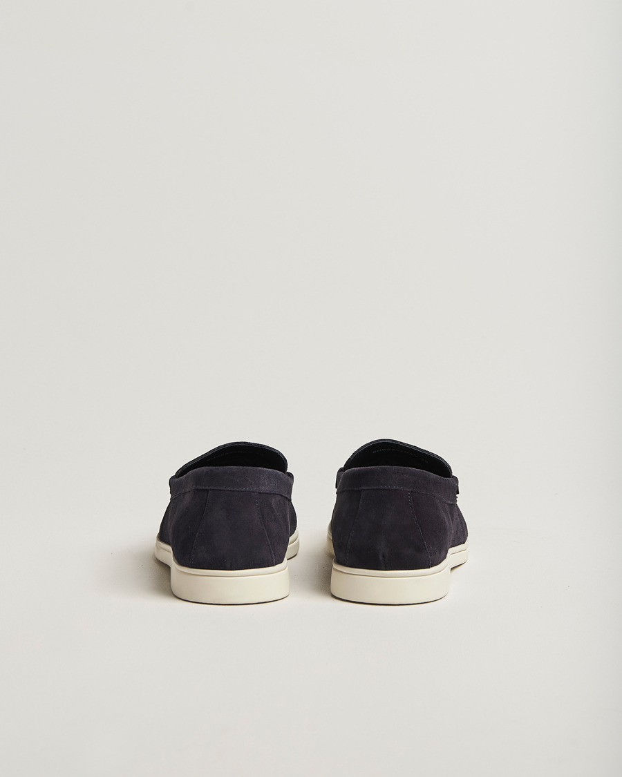 Homme | Loafers | Charles Tyrwhitt | Suede Slip On Loafers Navy