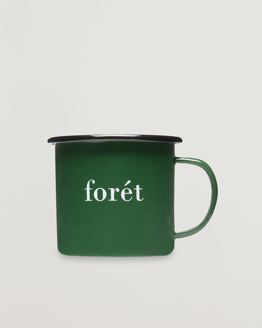Homme | Outdoor living | Forét | Bean Enamel Mug Dark Green