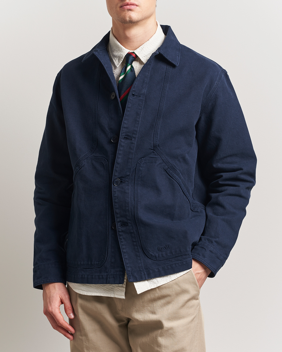 Homme | Chemises | Forét | Berry Canvas Overshirt Navy