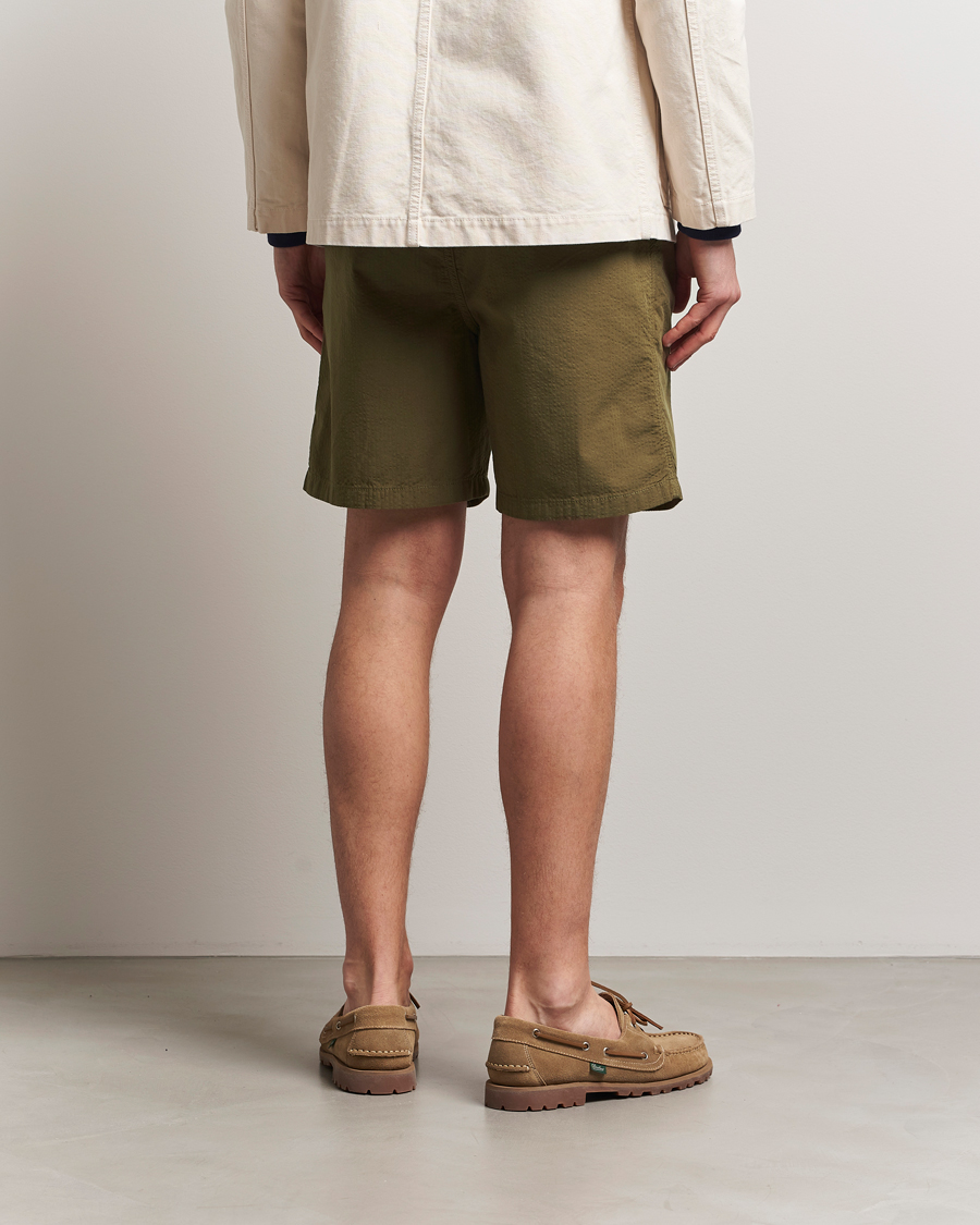 Homme | Shorts | Forét | Hush Seersucker Shorts Army