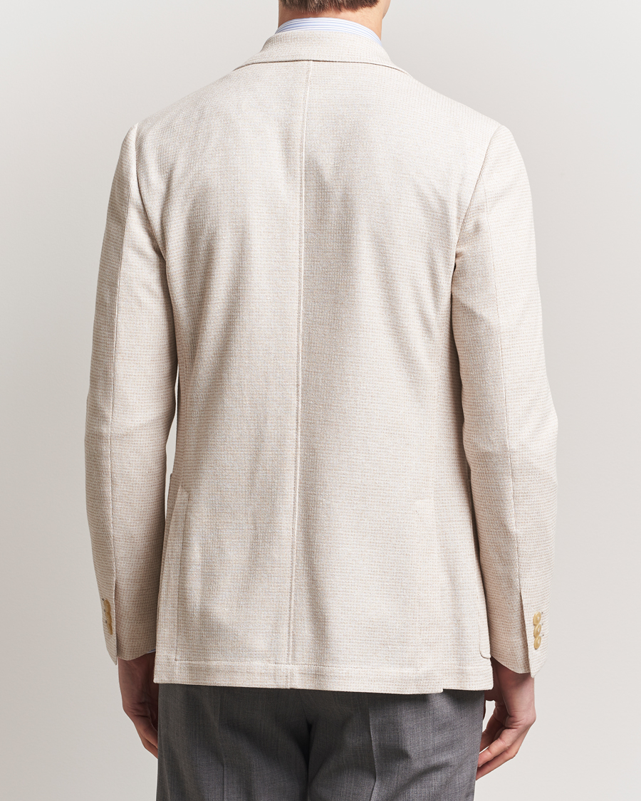 Homme | Blazers | Canali | Structured Jersey Blazer Light Beige