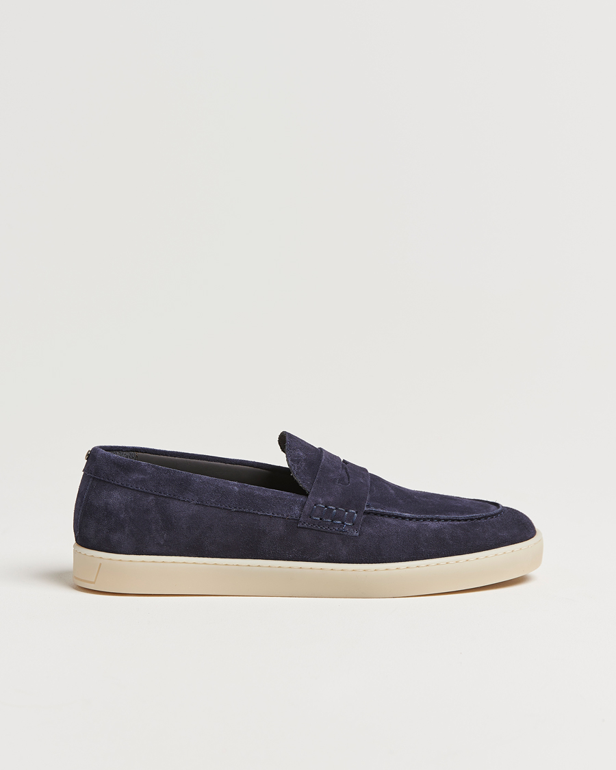 Heren | Instappers | Canali | Summer Loafers Navy