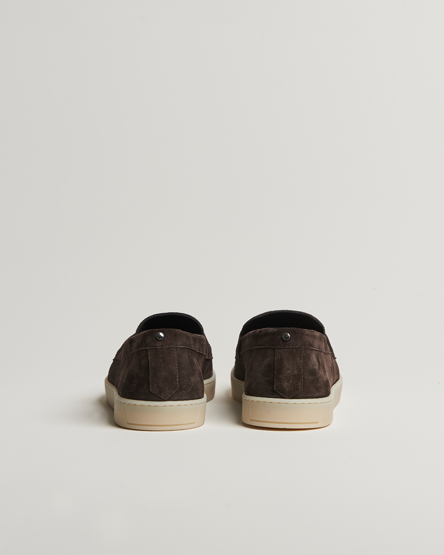 Heren | Instappers | Canali | Summer Loafers Dark Brown