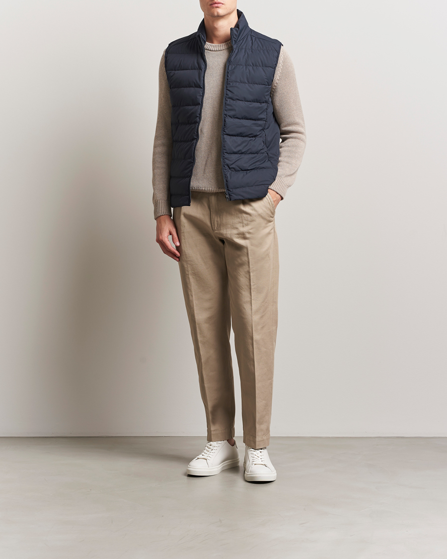 Homme | Gilets | Scandinavian Edition | Ratio II Down Padded Vest Midnight Blue