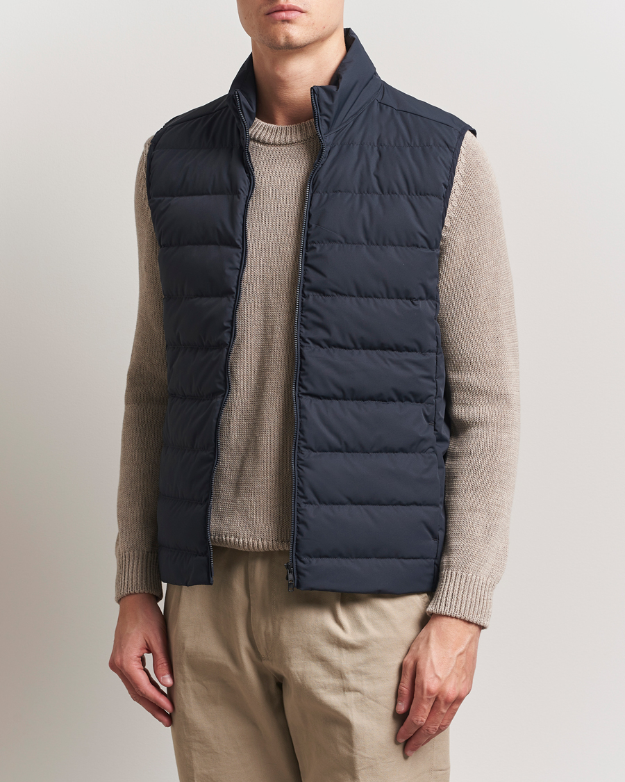 Homme | Gilets | Scandinavian Edition | Ratio II Down Padded Vest Midnight Blue