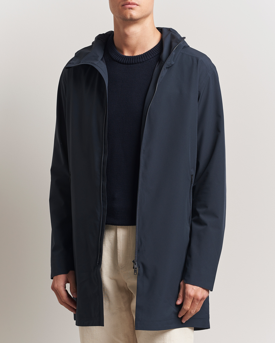 Heren | Jassen | Scandinavian Edition | Screen Waterproof Coat Midnight Blue