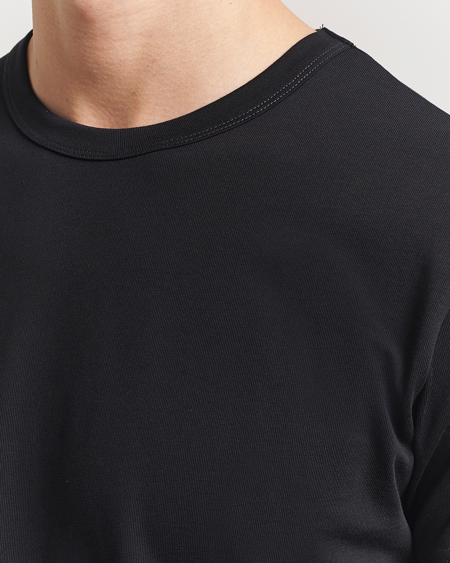 Heren | T-shirts | Sunspel | Single Jersey Supima Cotton T-Shirt Black