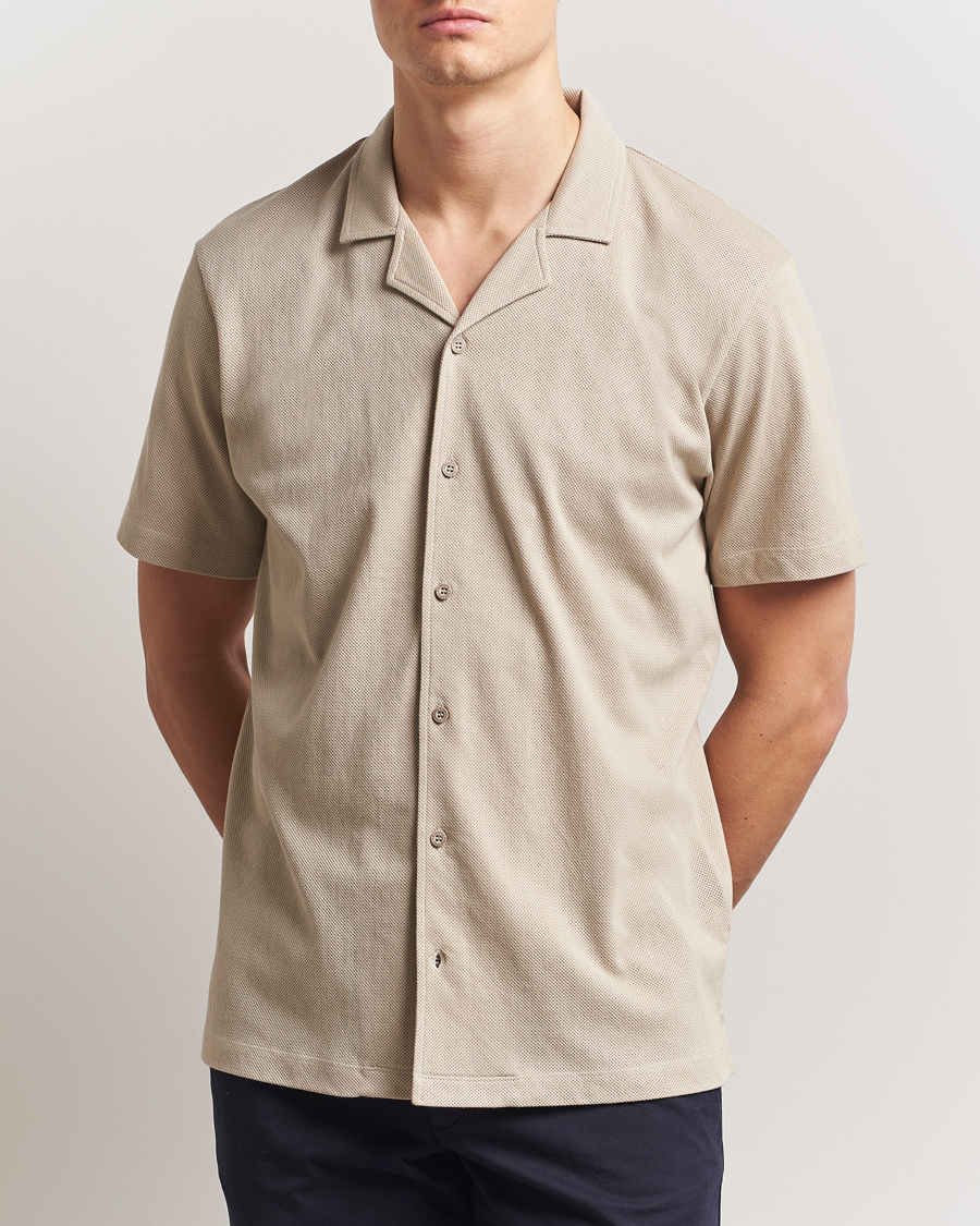 Homme | Chemises | Sunspel | Riviera Resort Shirt Ash Grey