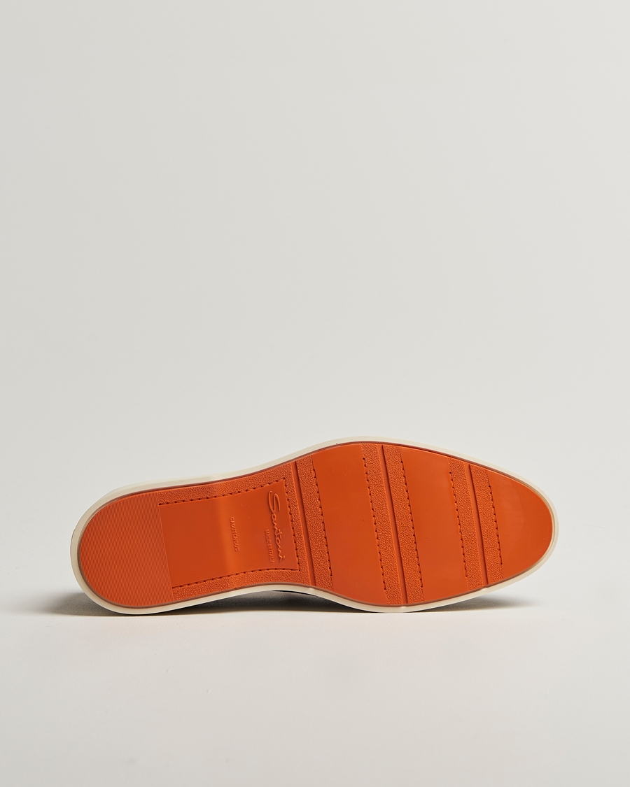 Heren | Instappers | Santoni | Detroit Loafer Navy Suede