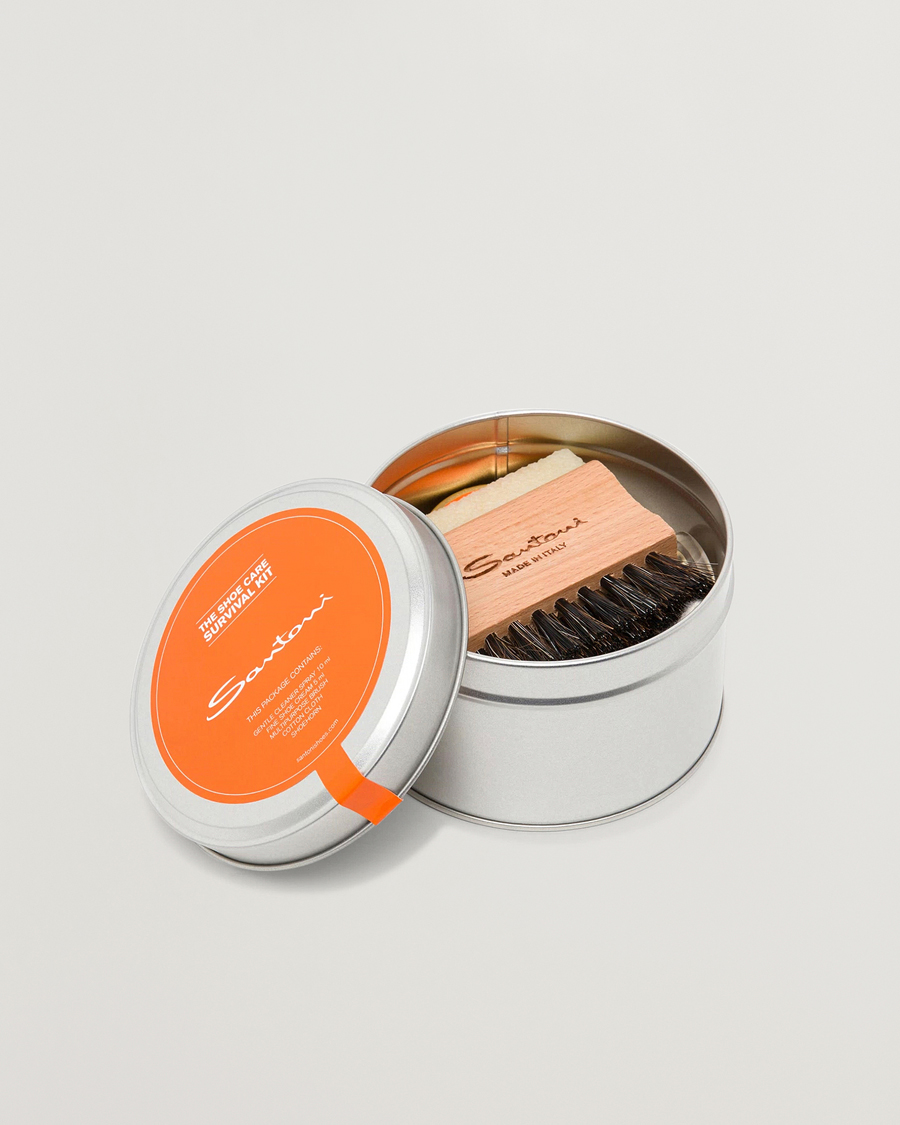 Heren | Santoni Shoe Care Survival Kit Metal | Santoni | Shoe Care Survival Kit Metal