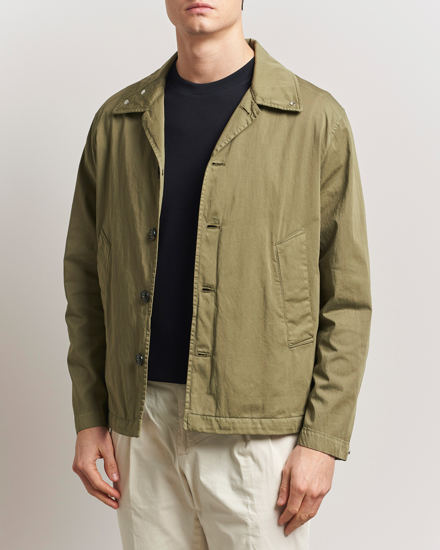 Heren | Jassen | Valstar | Garment Dyed Cotton Jacket Military Green