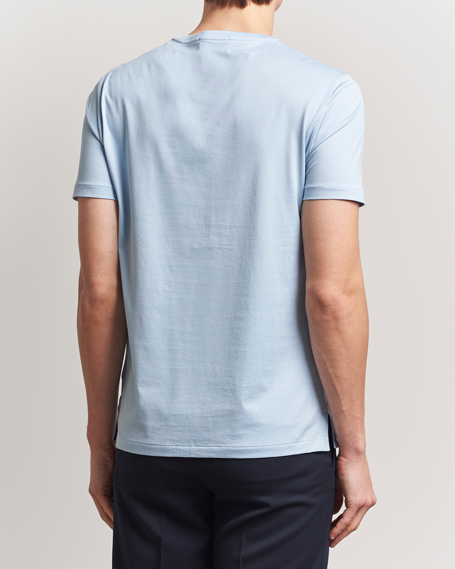 Heren | T-shirts | Ralph Lauren Purple Label | Short Sleeve T-Shirt Chambray