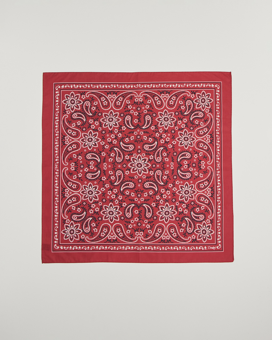 Homme | Écharpes | Drake's | Drake'sClassic Paisley BandanaRed