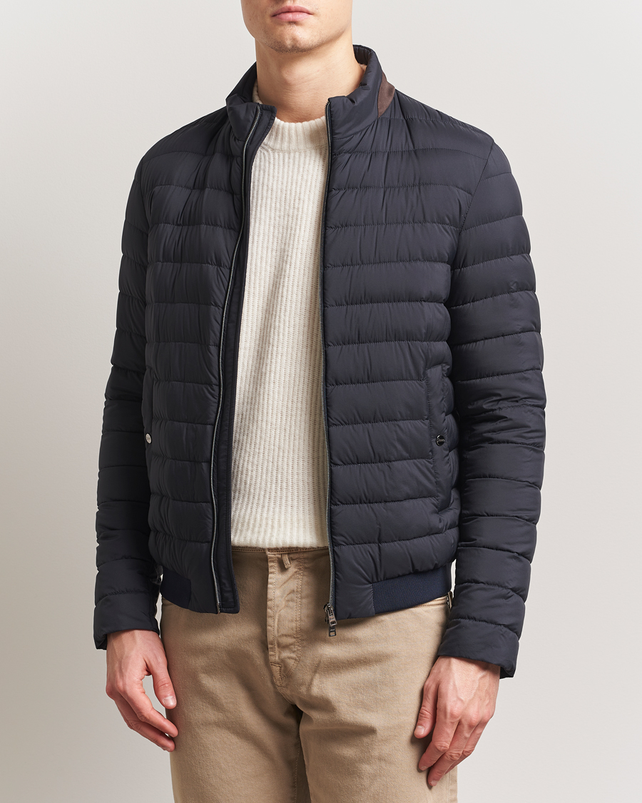 Homme | Manteaux Et Vestes | Herno | Nuage Matt Nylon Jacket Navy