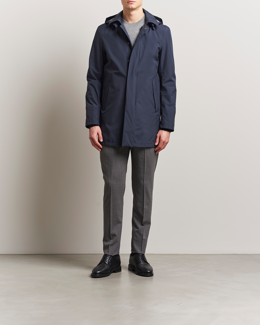 Heren | Jassen | Herno | Gore-Tex Coat Navy