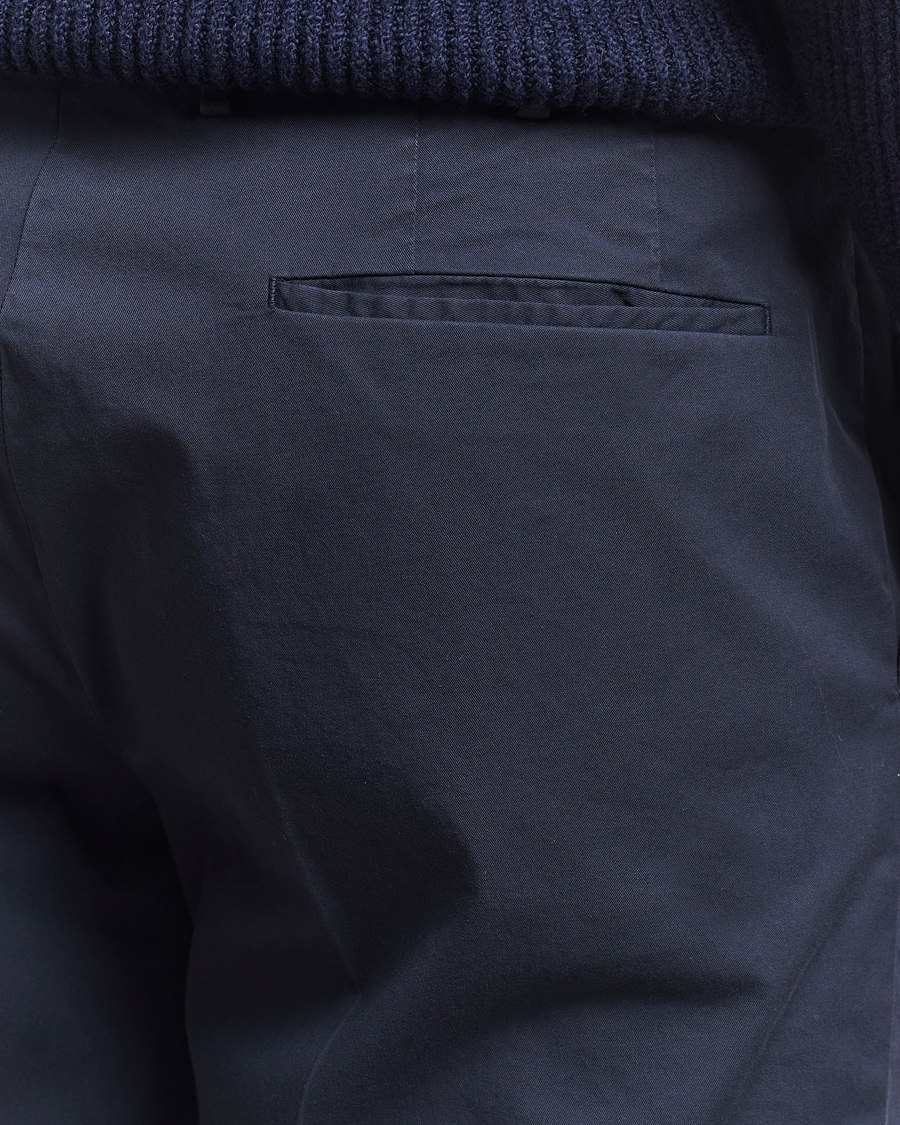 Heren | Korte broek | Incotex | Cotton Comfort Shorts Navy