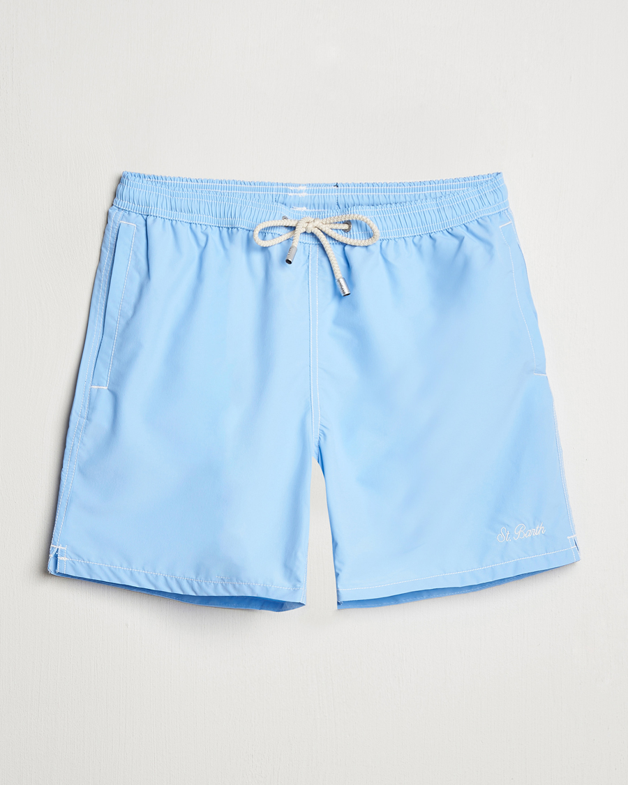 Heren | Zwembroek | MC2 Saint Barth | Nylon Swim Shorts Sky Blue