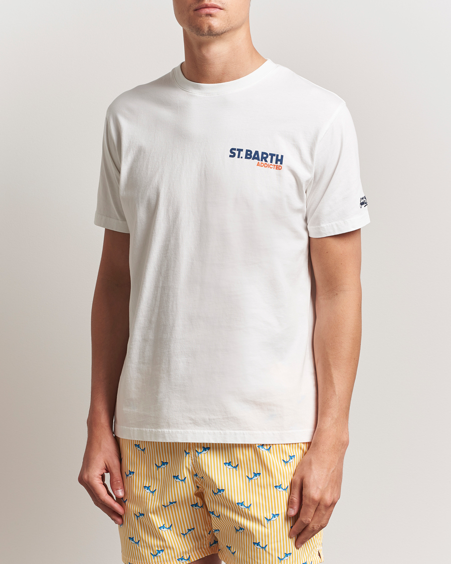Heren | T-shirts | MC2 Saint Barth | Printed Cotton T-Shirt St Barth Addicted