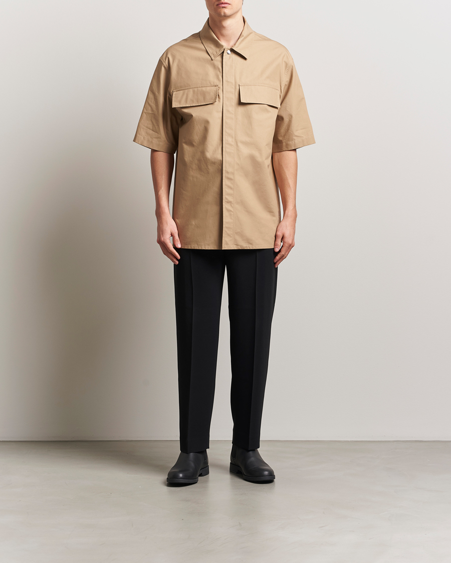 Heren | Overhemden | Jil Sander | Short Sleeve Pocket Shirt Khaki
