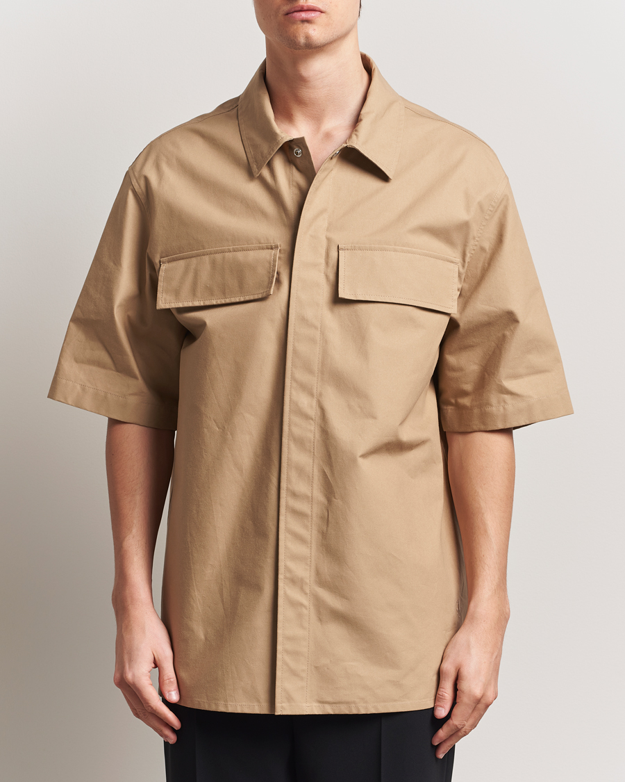 Homme | Chemises | Jil Sander | Short Sleeve Pocket Shirt Khaki