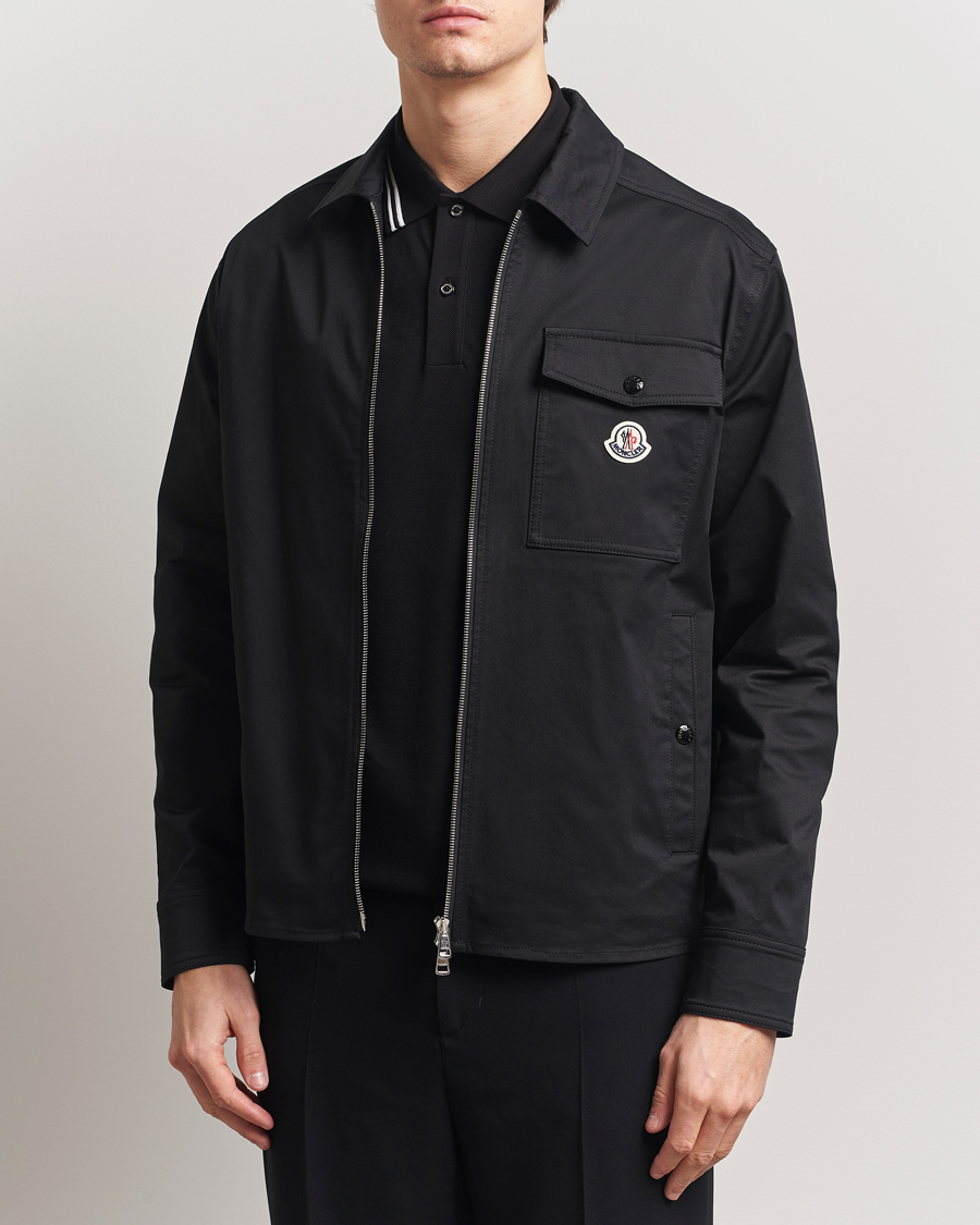 Homme | Chemises | Moncler | Zip Overshirt Black