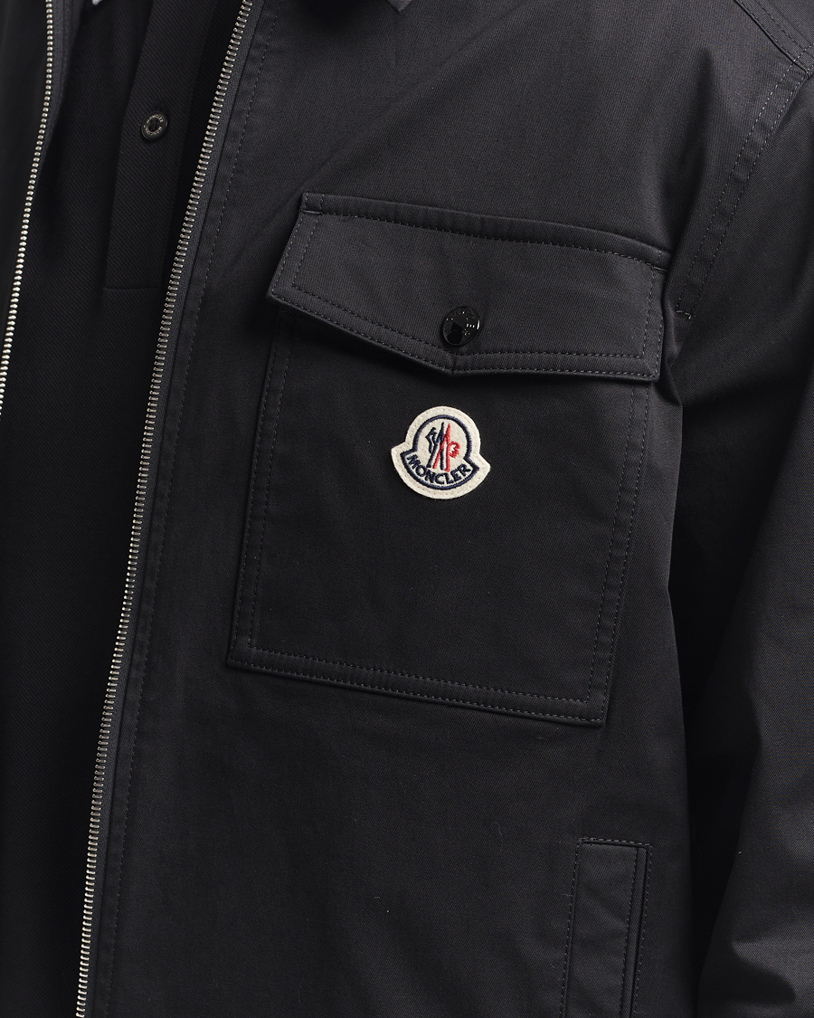 Homme | Chemises | Moncler | Zip Overshirt Black