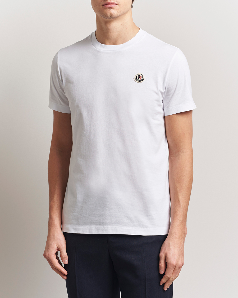 Heren | T-shirts | Moncler | 3-pack Logo T-Shirts White