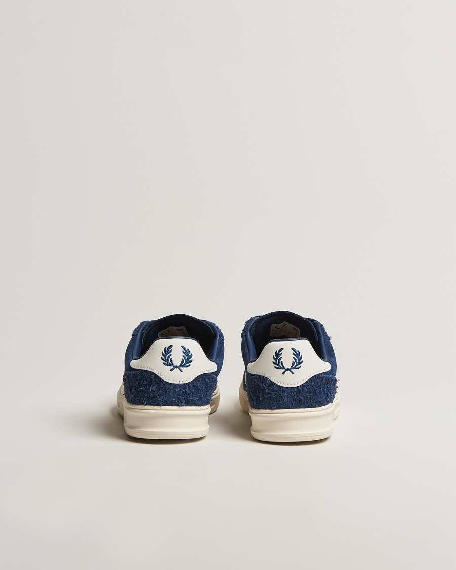 Homme | Fred Perry B4 Suede Sneaker Tennis Blue | Fred Perry | B4 Suede Sneaker Tennis Blue