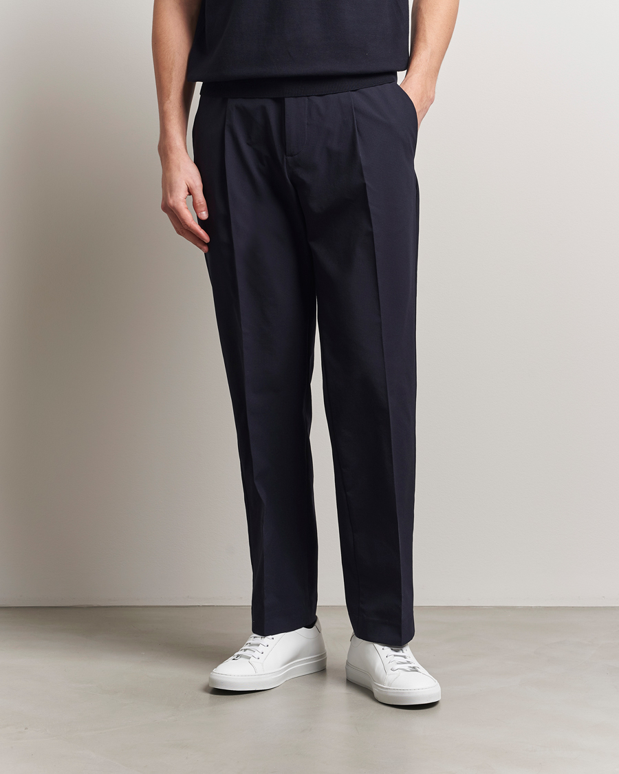 Heren | Broeken | J.Lindeberg | Jun Oxy Tech Stretch Pants Navy