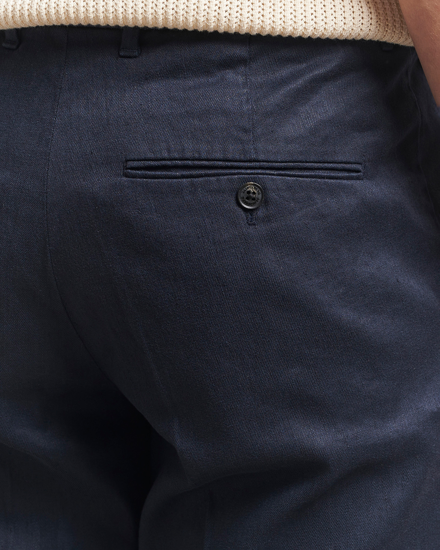 Heren | Broeken | J.Lindeberg | Lois Linen Stretch Pants Navy