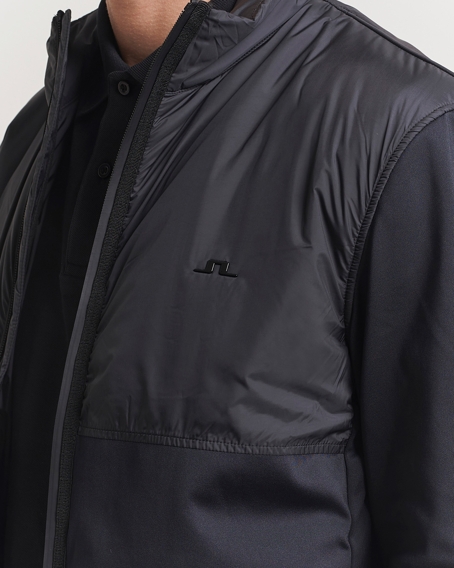 Heren | Truien | J.Lindeberg | Dalin Hybrid Jacket Black