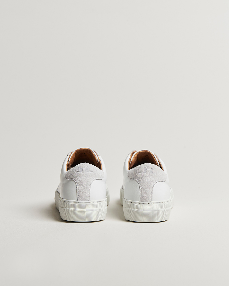 Homme | Baskets | J.Lindeberg | Art Signature Leather Sneaker White