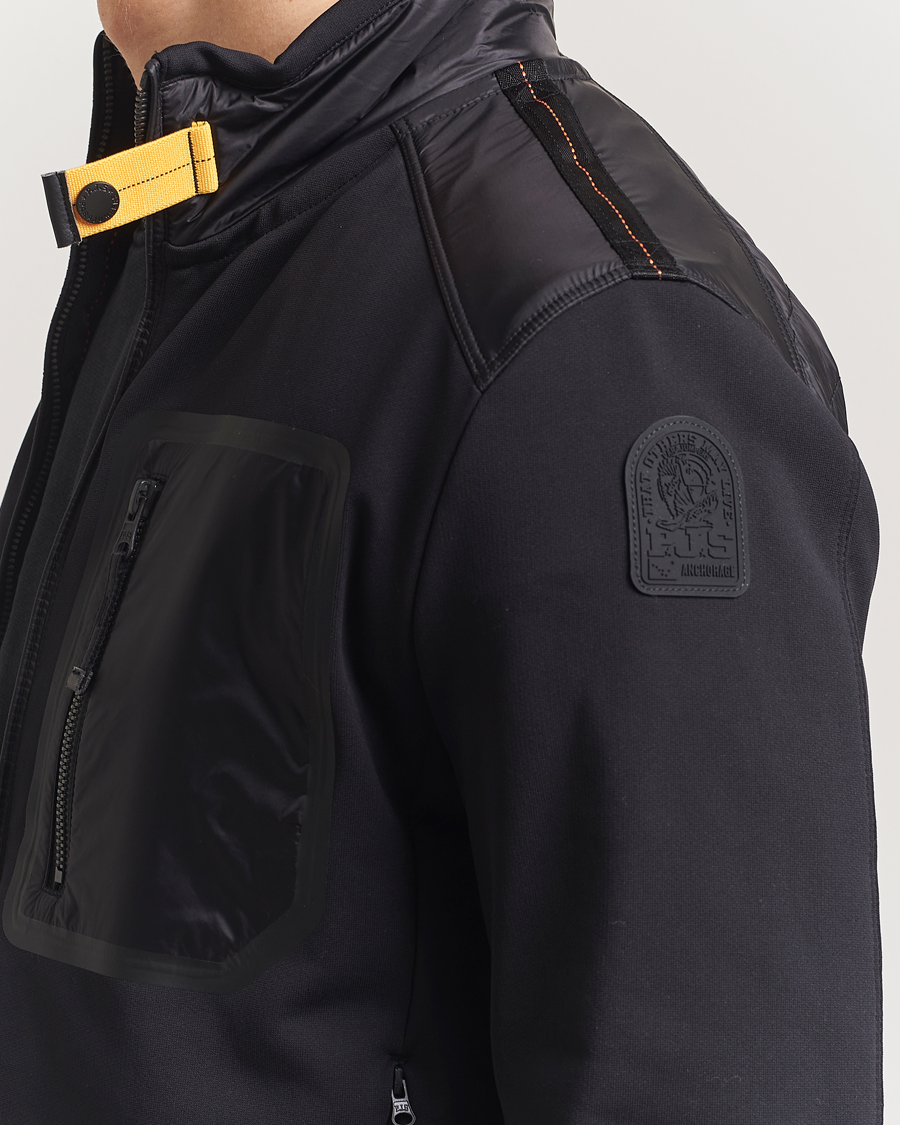 Heren | Jassen | Parajumpers | London Hybrid Fleece Jacket Black