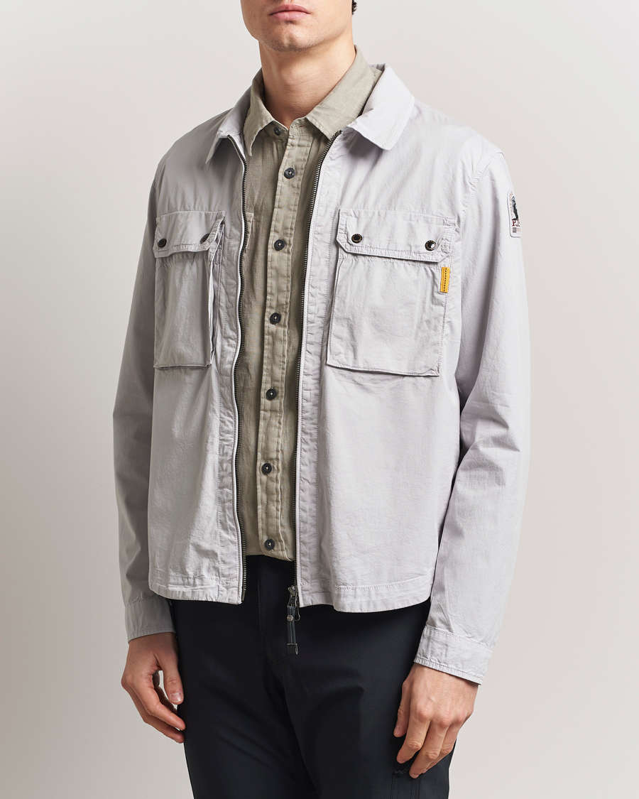 Homme | Chemises | Parajumpers | Tel Claimer Overshirt Ghiaccio