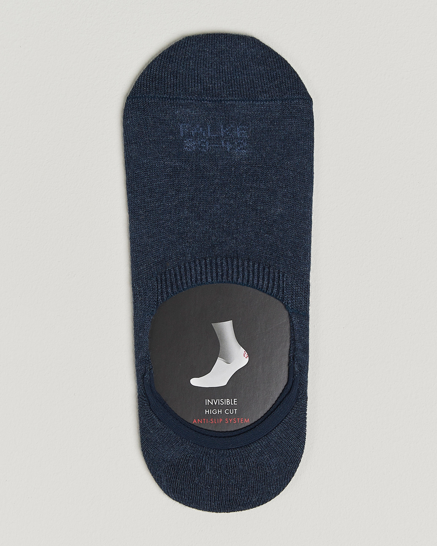 Heren | Ondergoed | Falke | Casual High Cut Sneaker Socks Navy Melange