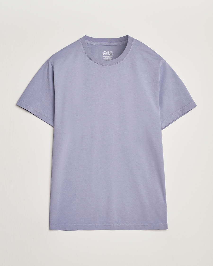 Heren | T-shirts | Colorful Standard | Classic Organic T-Shirt Purple Jade