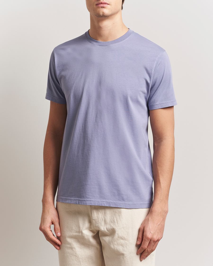 Heren | T-shirts | Colorful Standard | Classic Organic T-Shirt Purple Jade