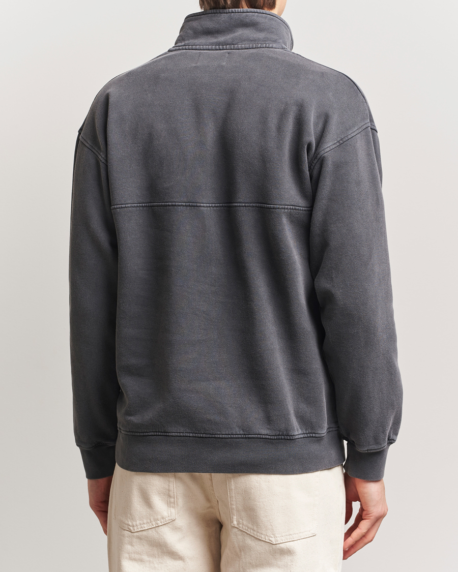 Heren | Truien | Colorful Standard | Classic Organic Half-Zip Faded Black