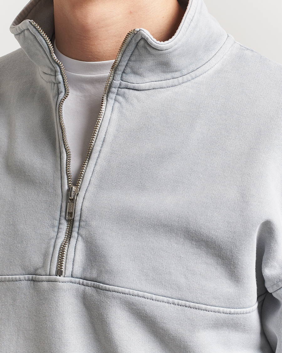 Heren | Truien | Colorful Standard | Classic Organic Half-Zip Faded Grey