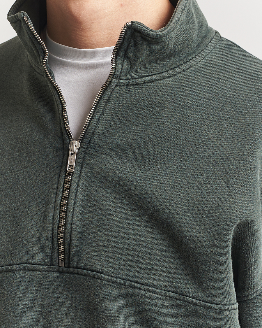 Heren | Truien | Colorful Standard | Classic Organic Half-Zip Midnight Forest